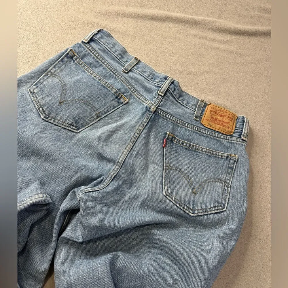 Vintage Levis 560 Comfort Fit Jeans 36x30 Baggy Stonewash USA 90’s